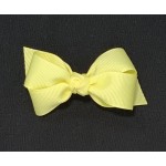 Yellow (Baby Maize) Grosgrain Bow - 3 Inch